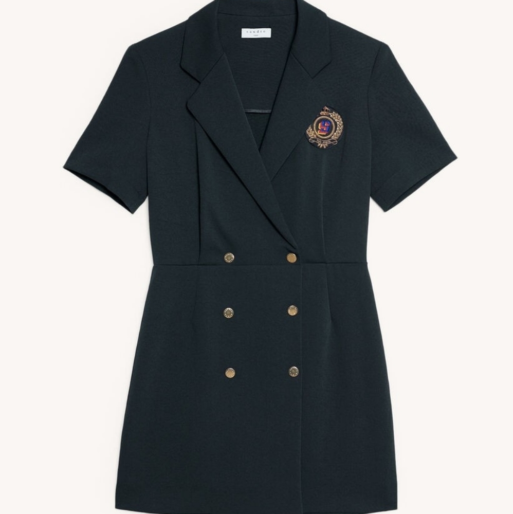NWT Sandro dress with button fastening